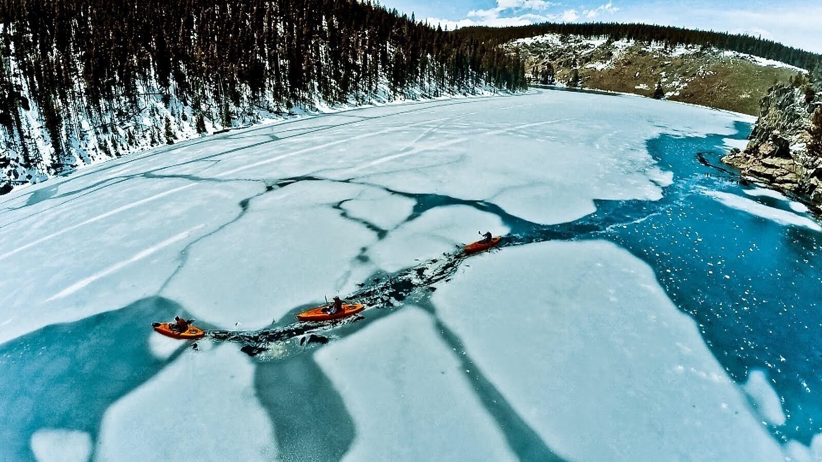 The ice can’t stop the #adventure