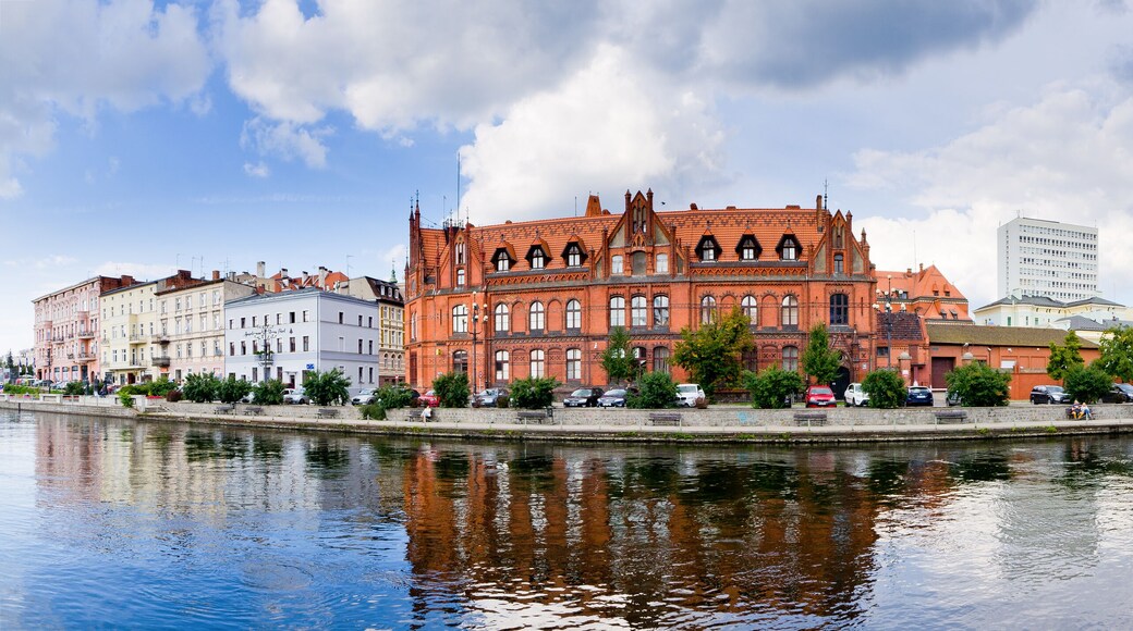 Panoramic cityscape of Bydgoszcz, Poland