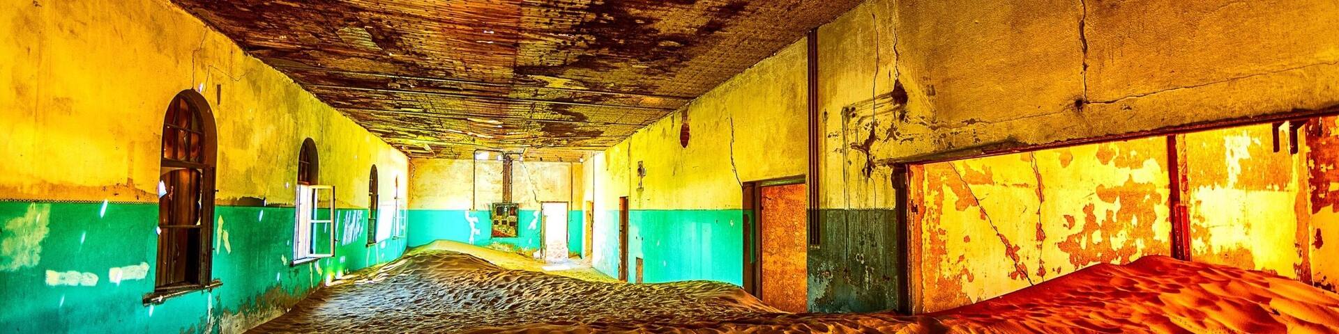 Take a tour or walk around yourself in this ghost town. An old diamond mine which was occupied by the Germans before they up and left. Now the desert has claimed back the town and started to fill all the old buildings with sand. Quite a site and you can also get a photographer pass for early entry and late sunset access.