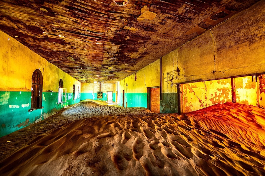 Take a tour or walk around yourself in this ghost town. An old diamond mine which was occupied by the Germans before they up and left. Now the desert has claimed back the town and started to fill all the old buildings with sand. Quite a site and you can also get a photographer pass for early entry and late sunset access.