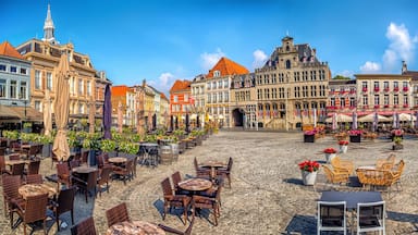 Historic Centre (Grote Markt) at Bergen op Zoom, the Netherlands