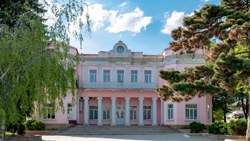 Die Landschaft in und um Balti in Moldawien (Promenade)
