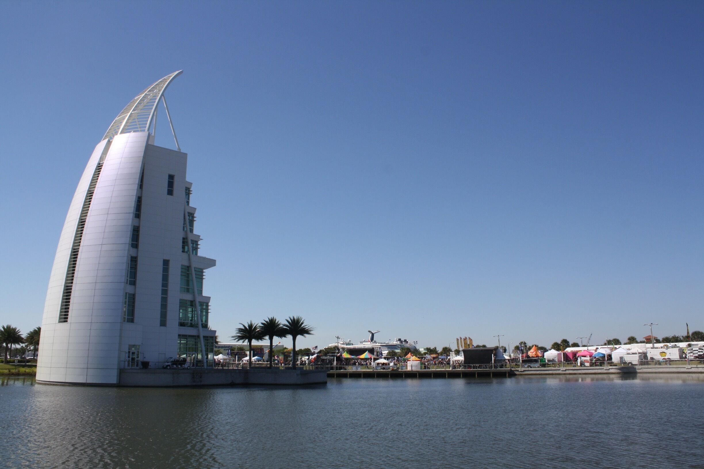 Port Canaveral observation tower.   