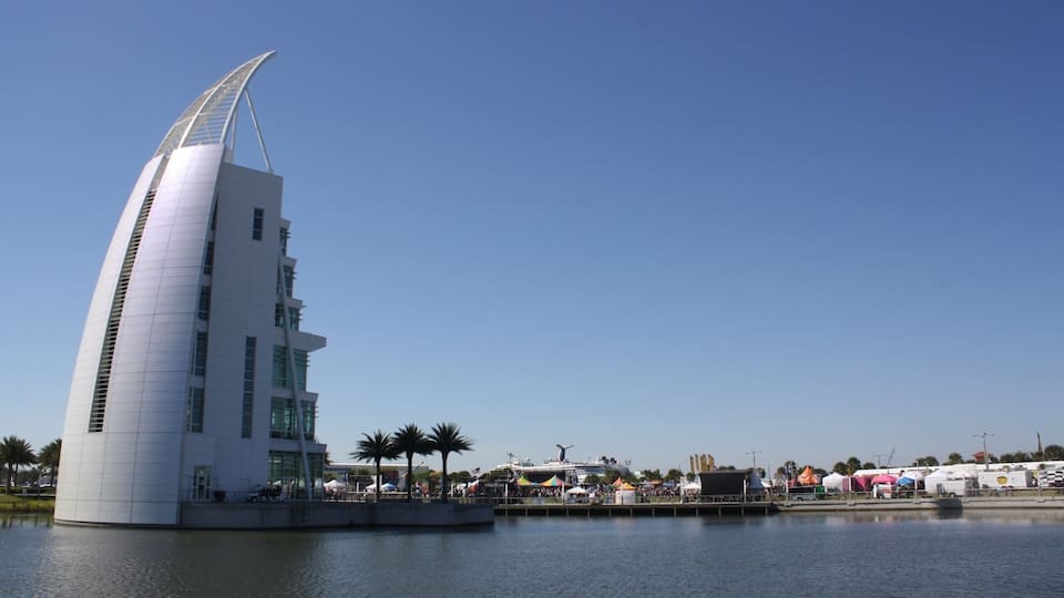 Port Canaveral observation tower.