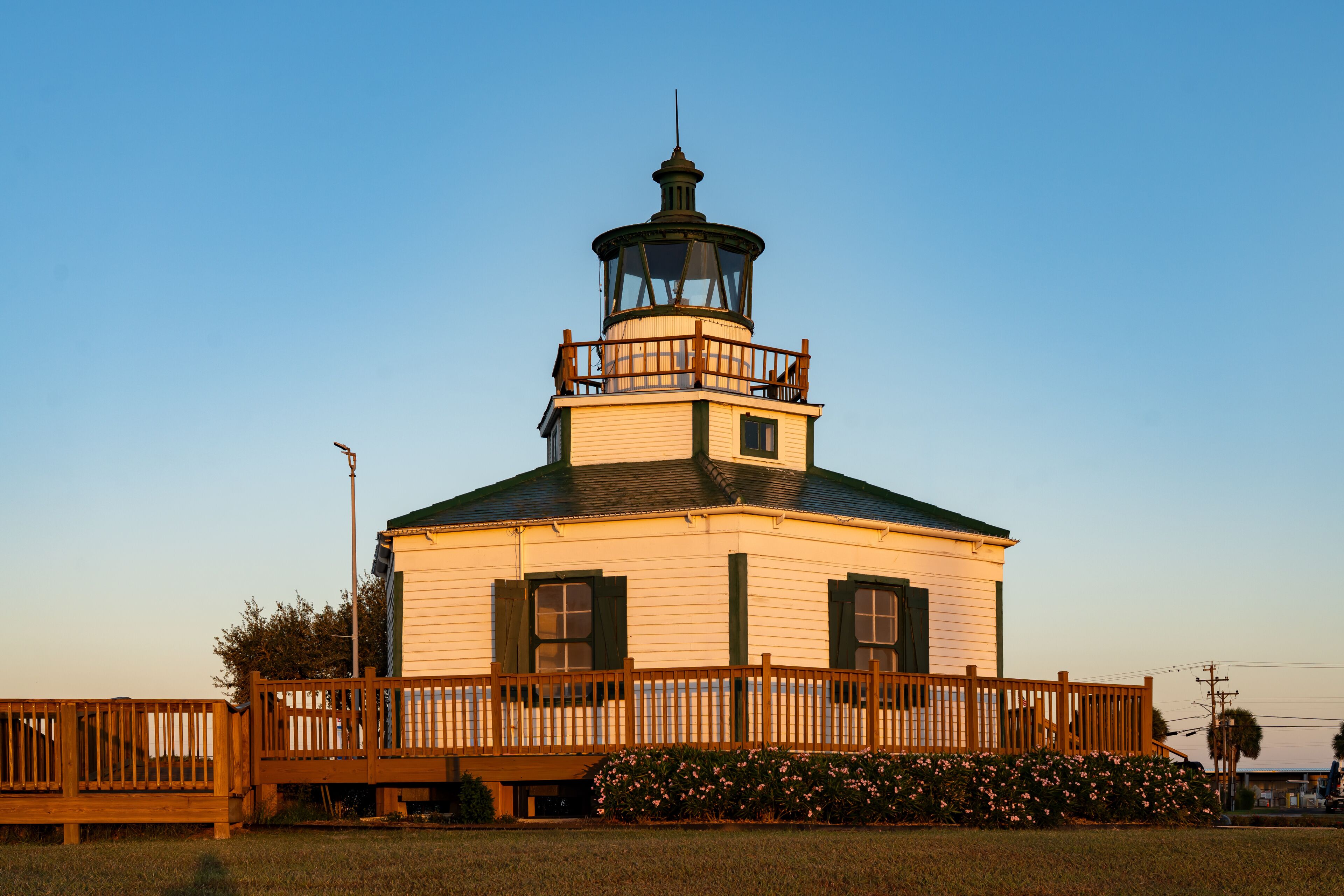 Halfmoon Reef Lighthouse in Port Lavaca, Texas