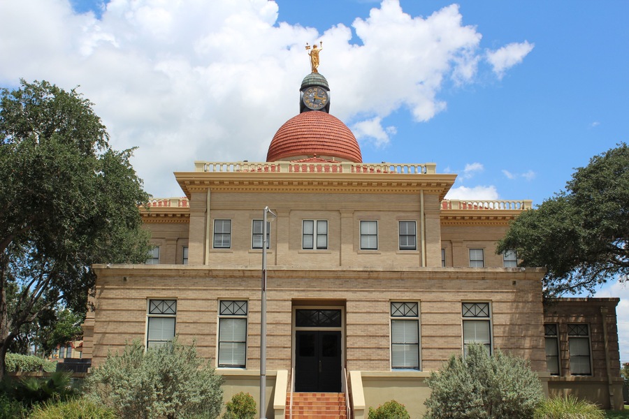 Historical Bee County Courthouse Beeville Texas