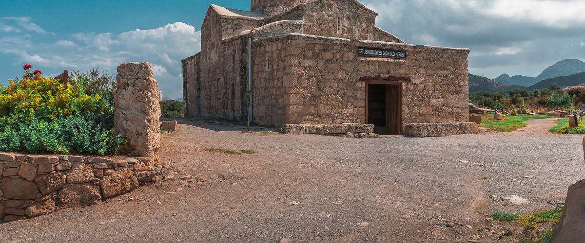 Northern Cyprus an open-air museum. Panayia Pergaminiotissa Church, a Byzantine church, dating from the 11th century. The Museum Territory