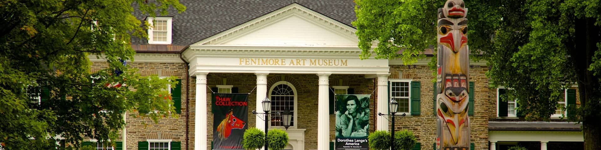 Cooperstown caracterizando um jardim