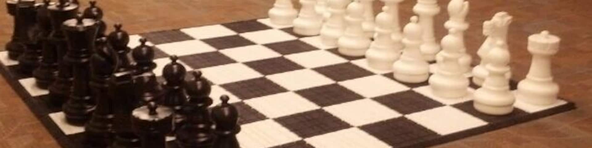 Novelty sized chess while you wait for your flight?