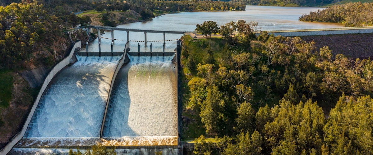Lake Lyell featuring a river or creek and landscape views