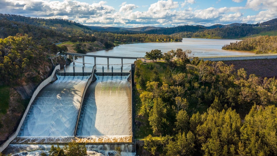 Lake Lyell featuring a river or creek and landscape views