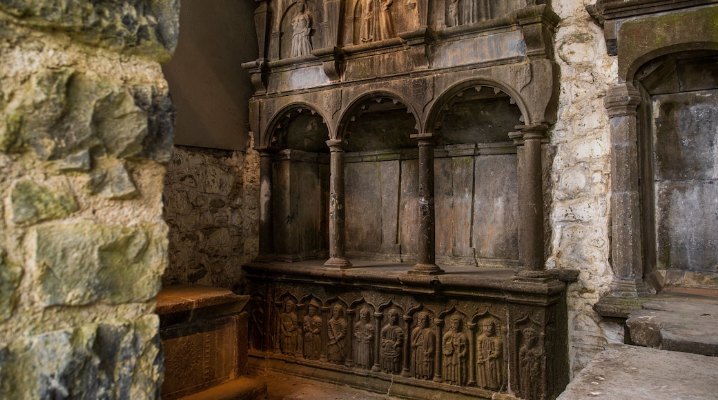 St. Mary’s Medieval Mile Museum featuring heritage elements and interior views