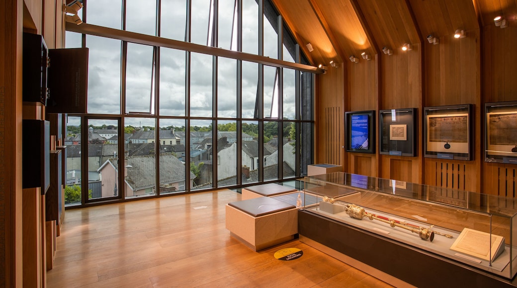 St. Mary’s Medieval Mile Museum featuring interior views