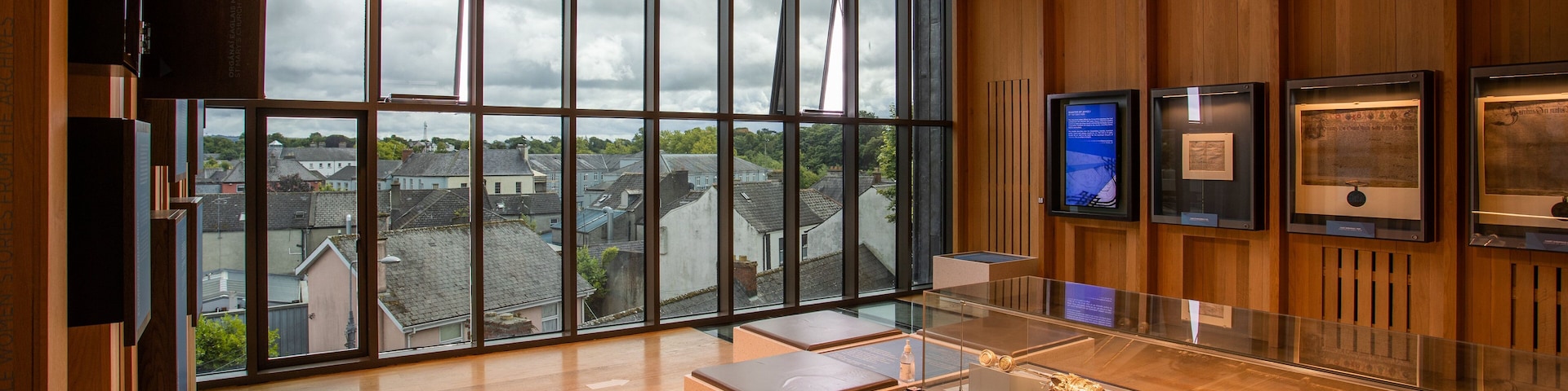 St. Mary’s Medieval Mile Museum featuring interior views