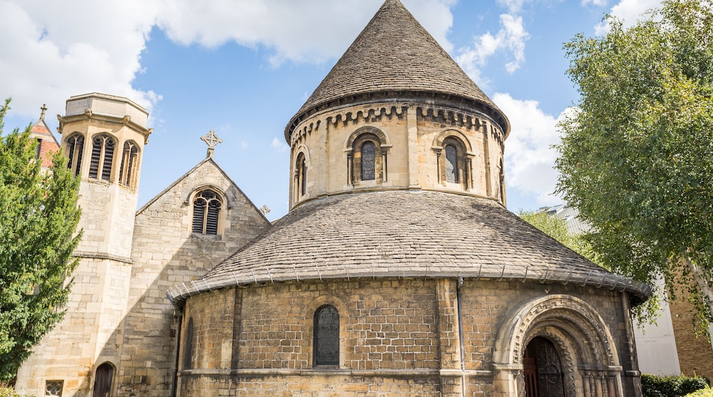 Round Church closeup in Cambridge