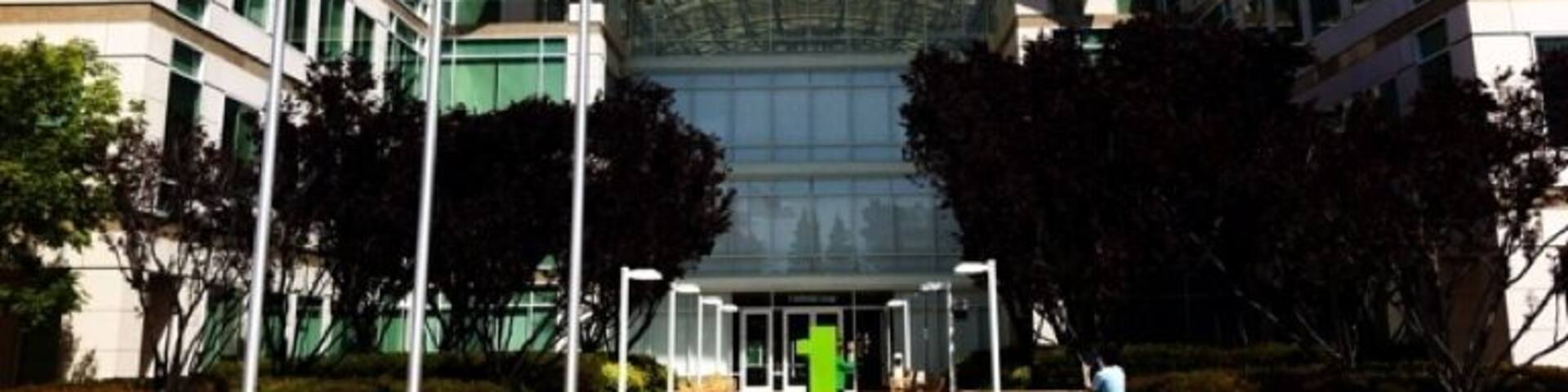 I am at Apple World Headquarters. Feels good