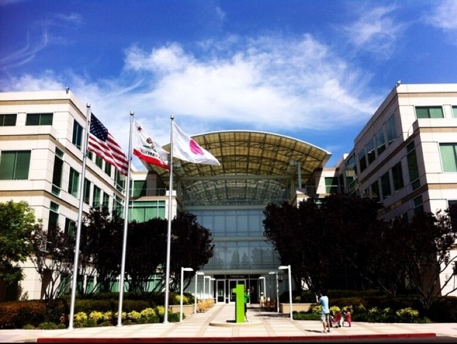 I am at Apple World Headquarters. Feels good