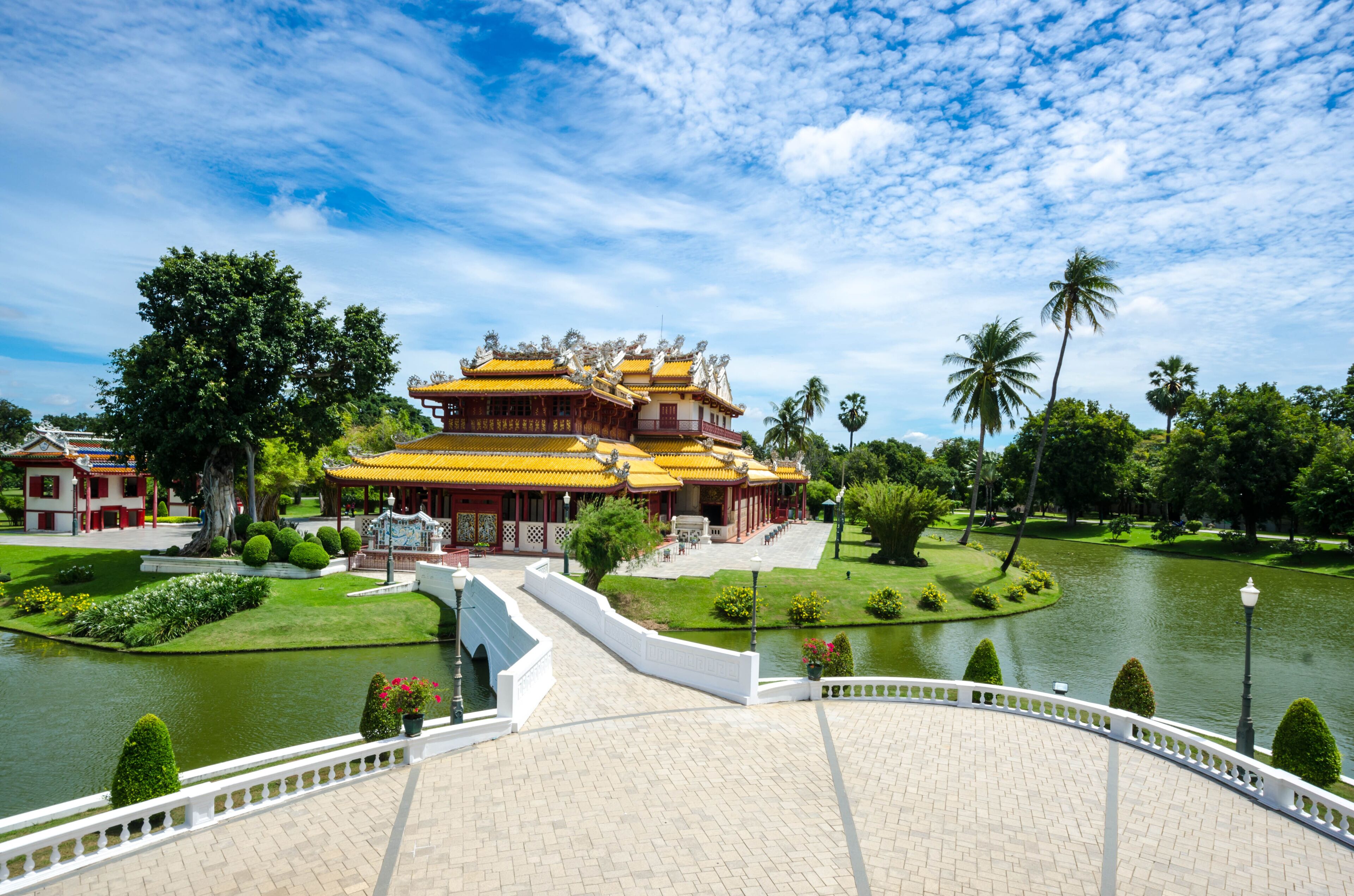 Chinese temple in bang pa-in at ayutthaya Thailand