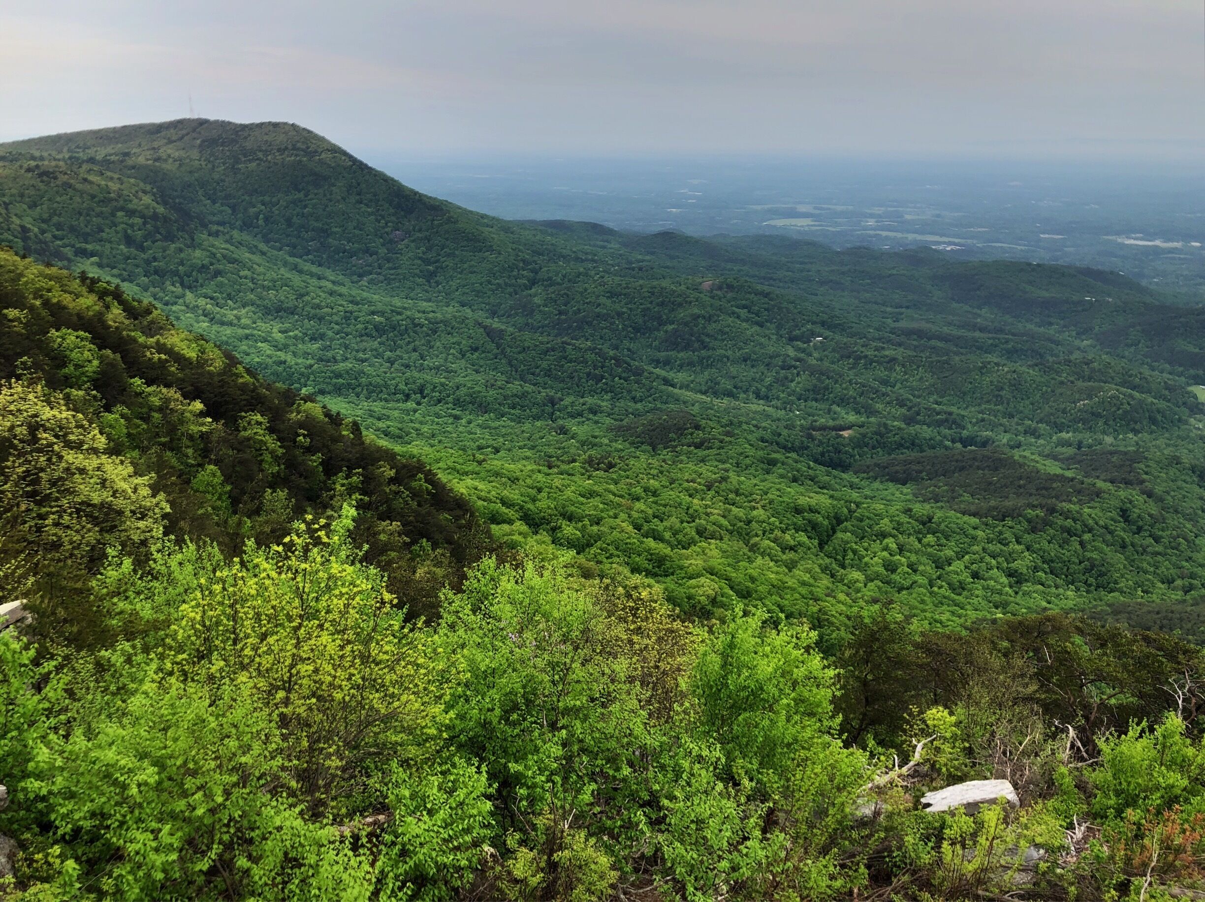 Nice overlook on Fort Mountain.