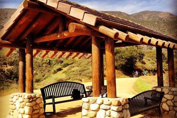 Nice rest stop on my hike up north Claremont...