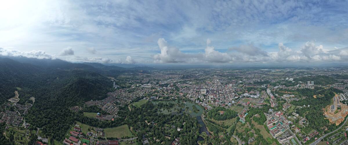 Taiping, Malaysia - September 24, 2022: The Landmark Buildings and Tourist Attractions of Taiping
