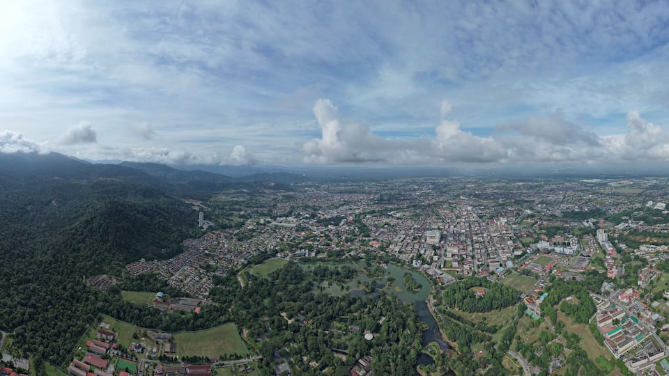 Taiping, Malaysia - September 24, 2022: The Landmark Buildings and Tourist Attractions of Taiping