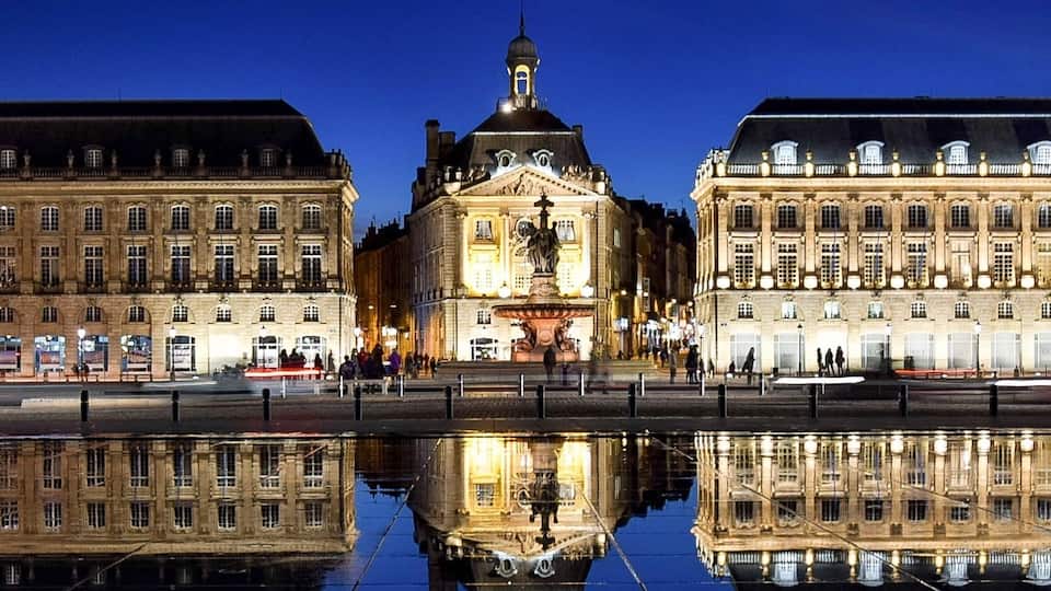 The Miroir d'Eau reflecting pool in front of the historic Place de la Bourse has become a great gathering place in this revitalized city. Bordeaux is the largest urban UNESCO World Heritage site, and the food and wine are a treat. It's one of the reasons why I put Bordeaux on my list of best bliss destinations for 2017: http://www.travelblissnow.com/best-bliss-destinations-2017/