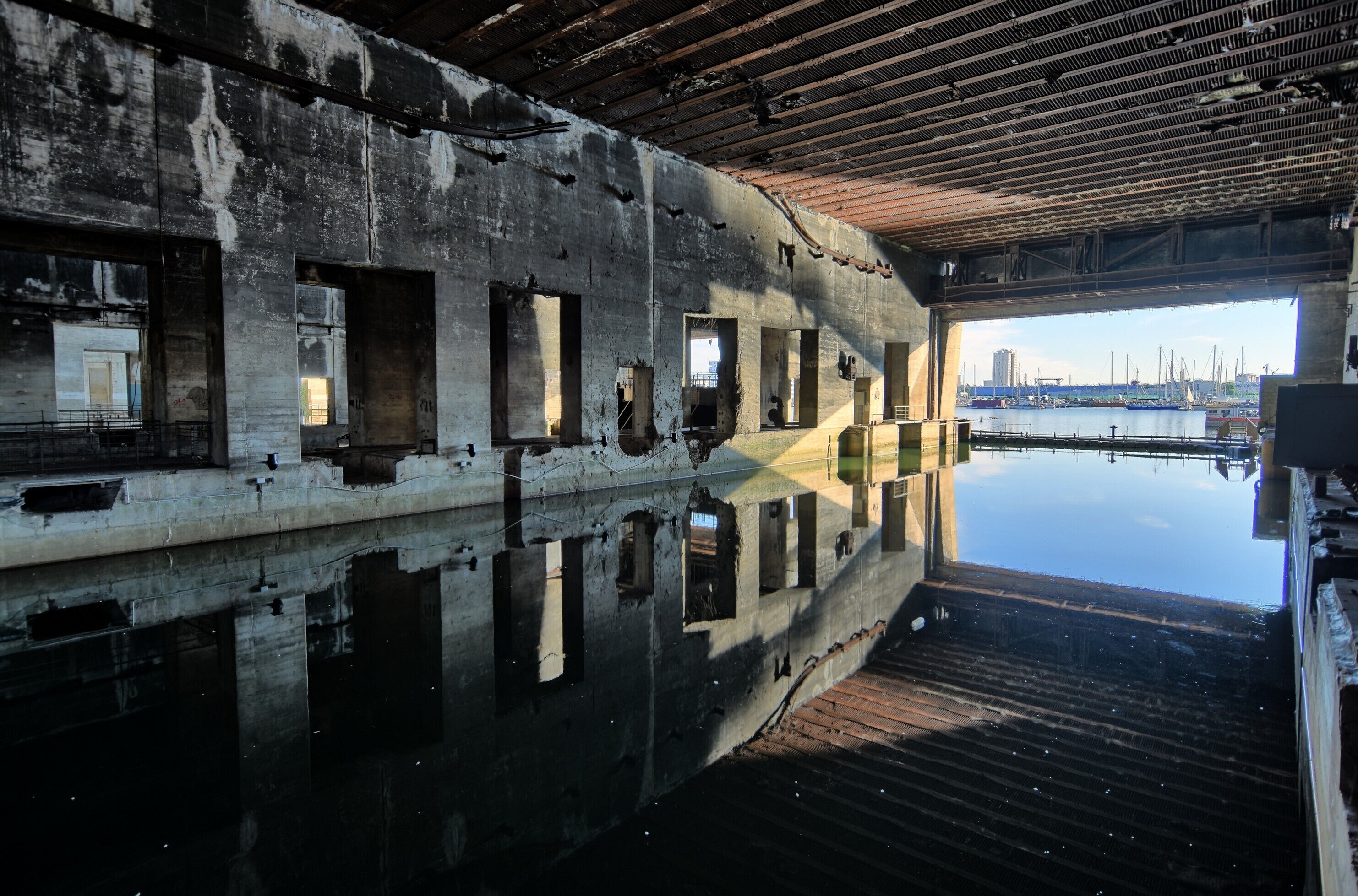 Base sous marine de Bordeaux en 2018
