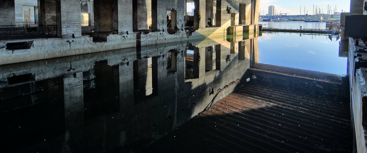 Base sous marine de Bordeaux en 2018