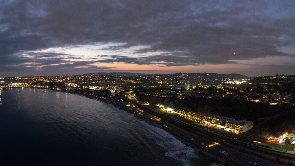 Capo Beach/Dana Point : drone panoramic