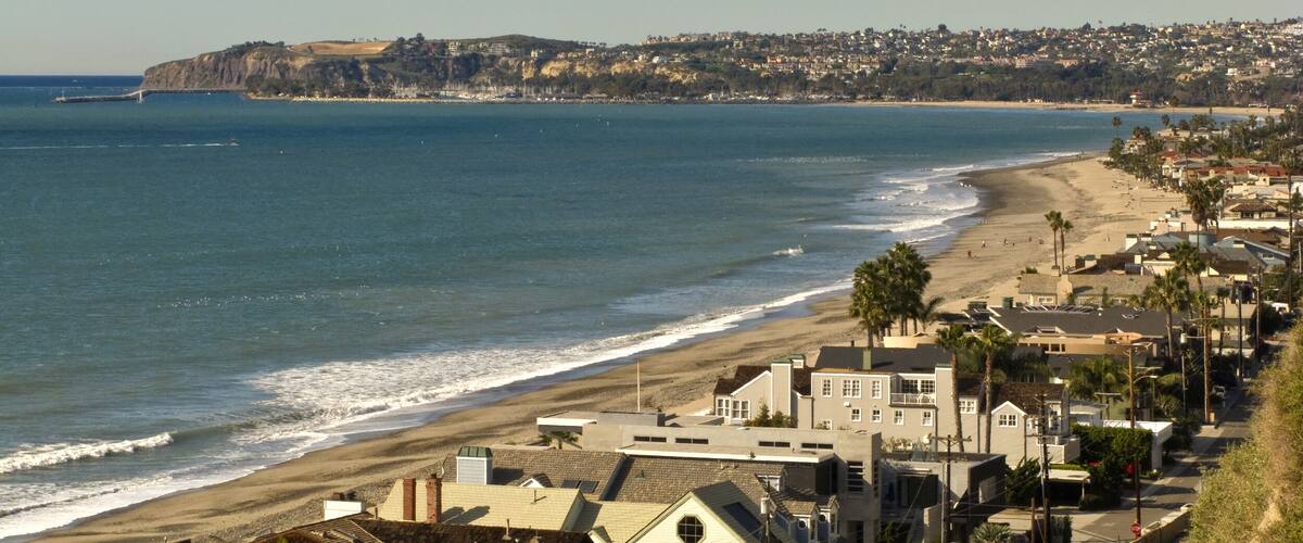 Dana Point Harbor looking North from Capistrano Beach; Shutterstock ID 22505395; Purchase Order: -