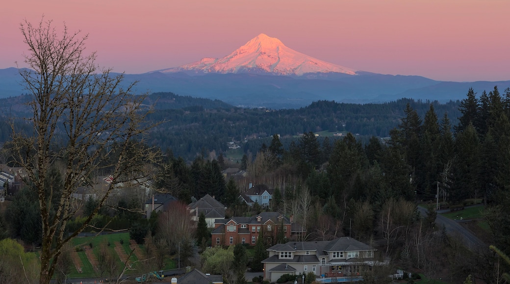 Mount Hood Over Happy Valley Oregon