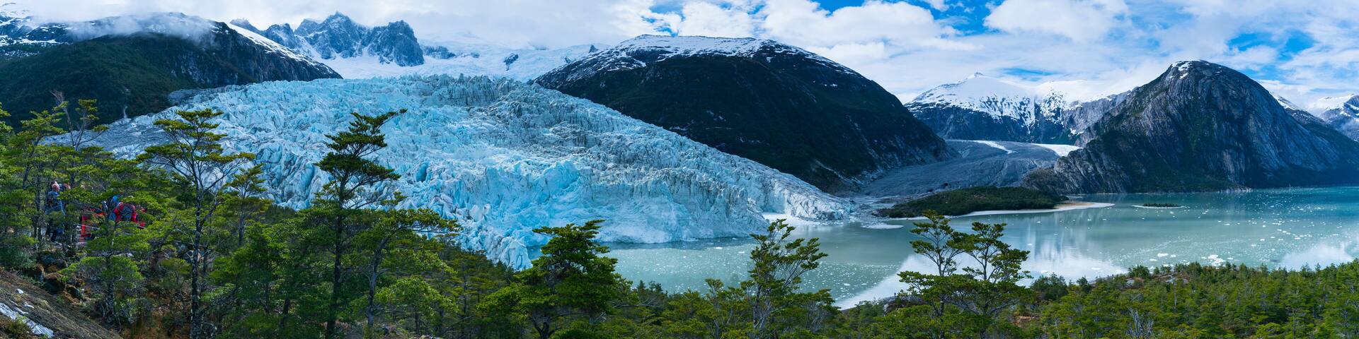 Pia Glacier, Darwin Mountain Range, Beagle Channel, Tierra del Fuego Archipelago, Magallanes and Chilean Antarctica Region, Chile, South America, America