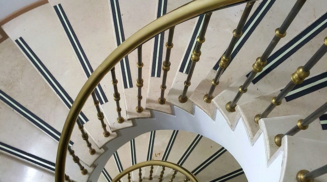 Nice hotel. Cool staircase shot.