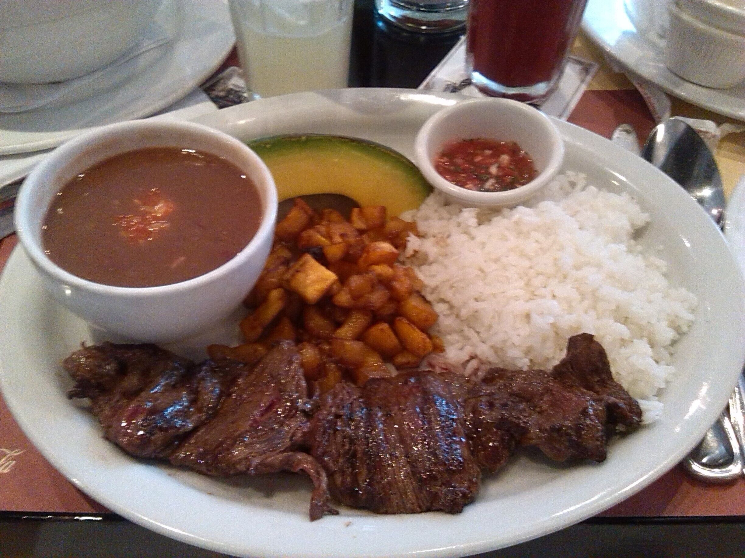 The restaurant inside the gold museum is incredible. It offers authentic food at good prices. But most importantly the food is amazing !