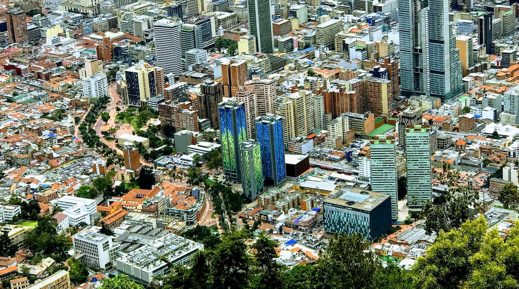 A view of Bogotá from Monserrate, Colombia