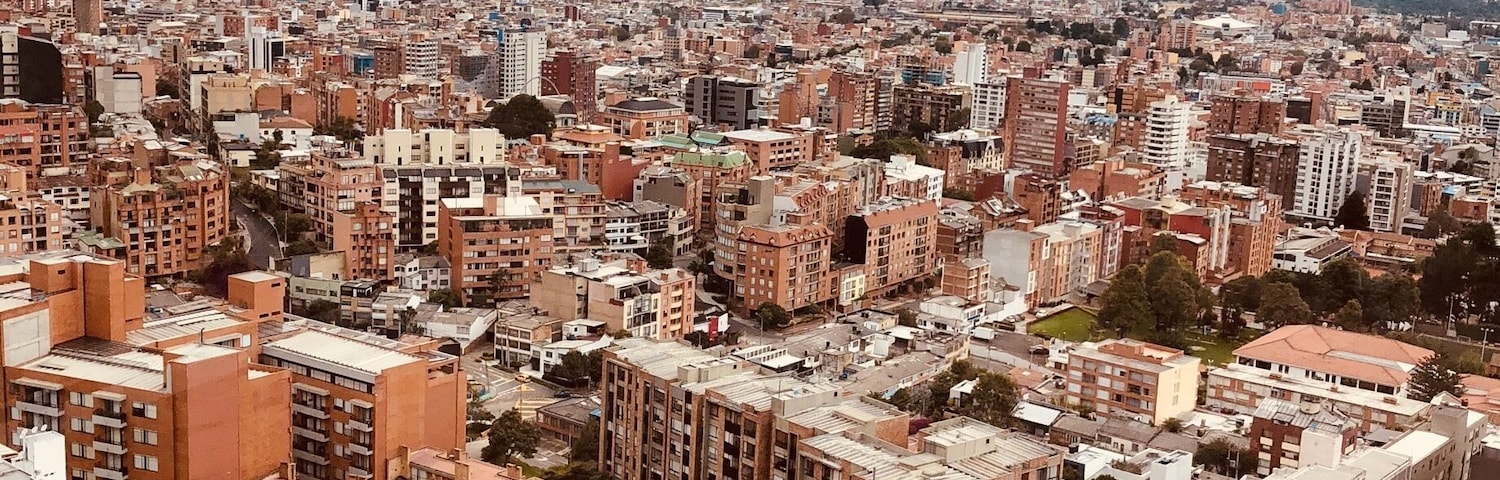 Views from Chapinero Neighborhood in Bogotá: Also known as the Red Brick city. #LifeatExpedia