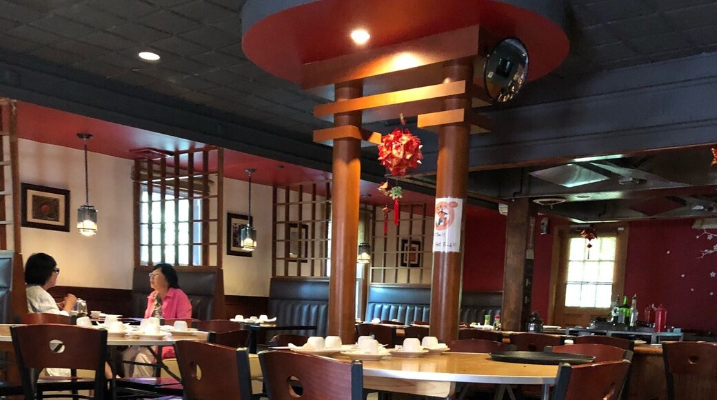 Right off the interstate on the way to Walden Pond is this terrific gem with an amazing array of Sushi items and it’s super cheap $4.95 for an order of California Rolls, so I ordered 2 and a bowl of miso soup to take with me to the pond and the whole thing came to $13.95!