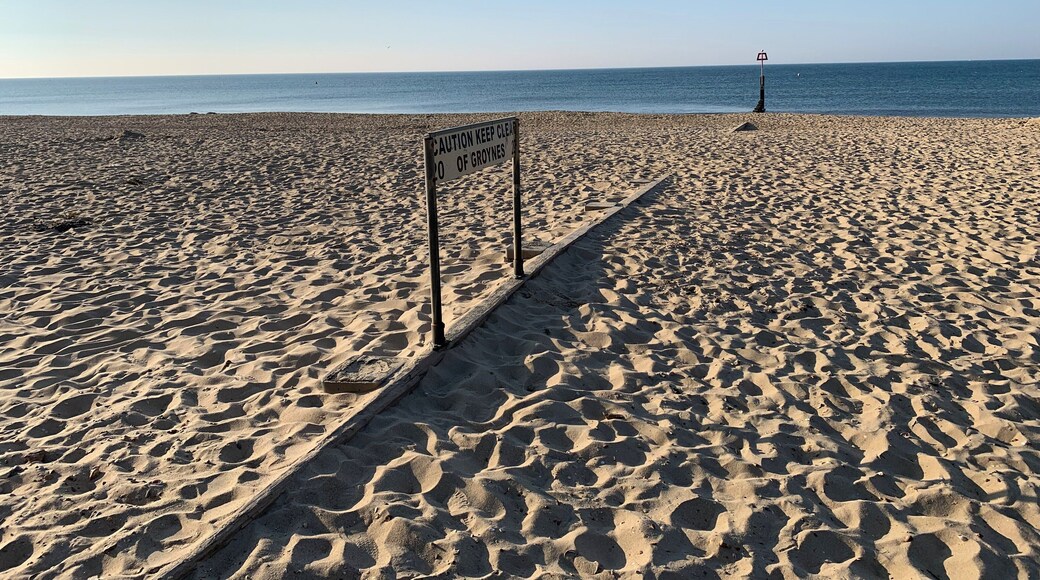 Groyne on the beach