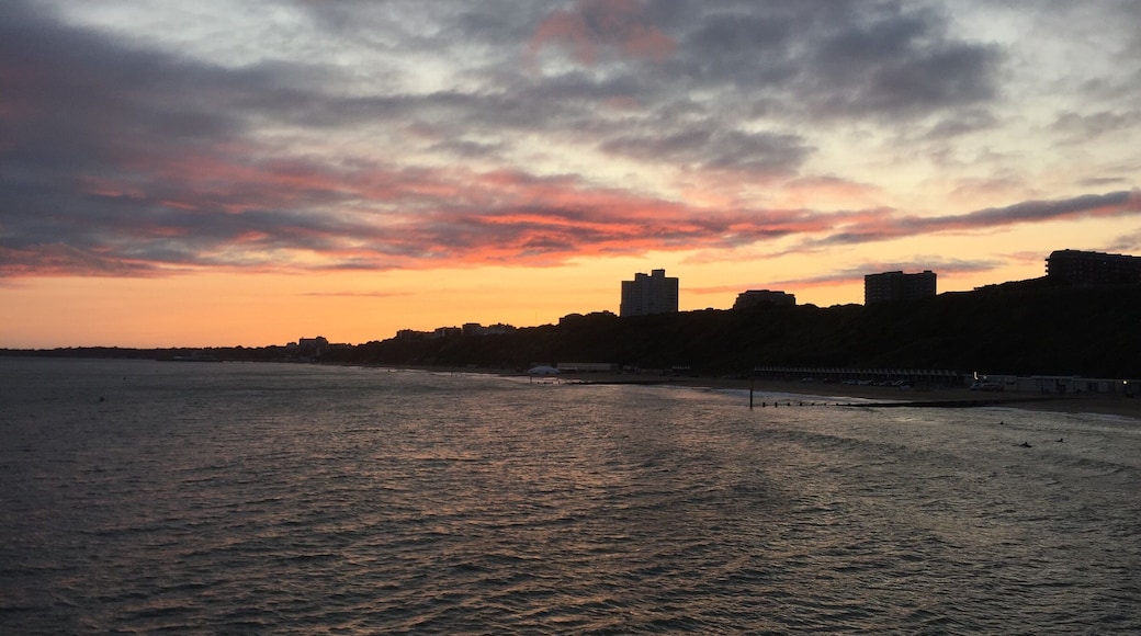 relaxing in front of this beautiful sunset