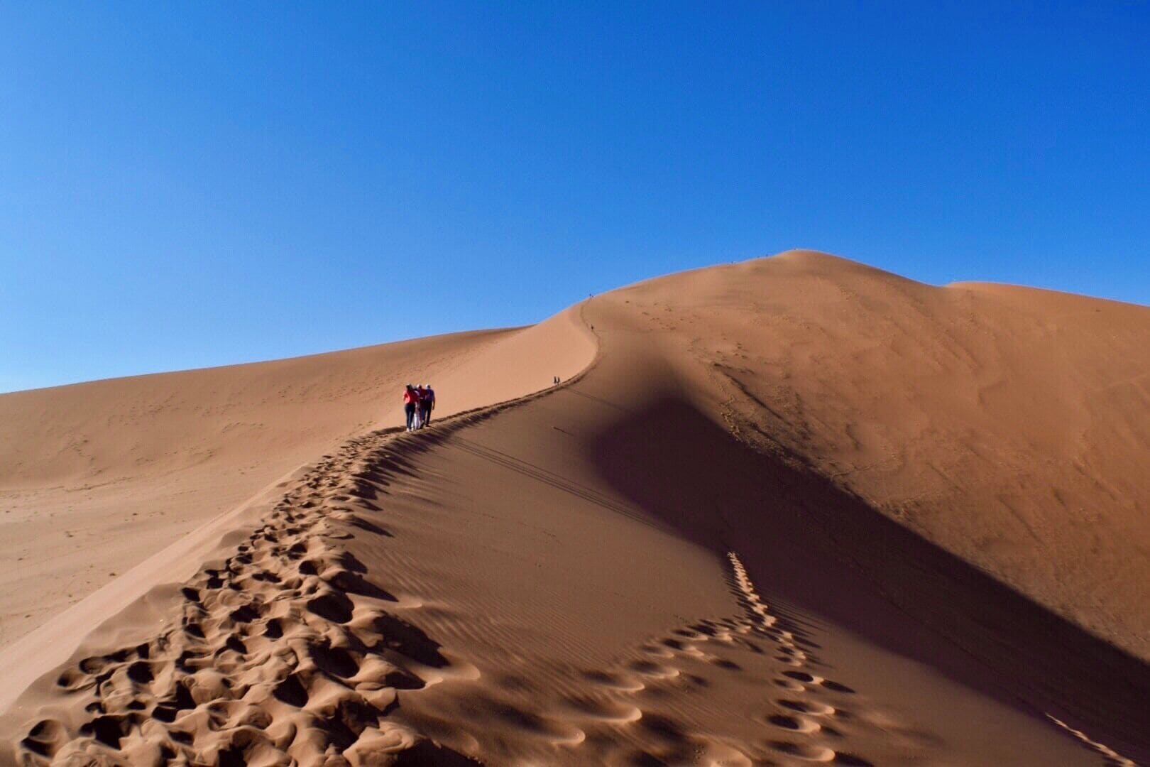 Hiking Big Daddy Dune