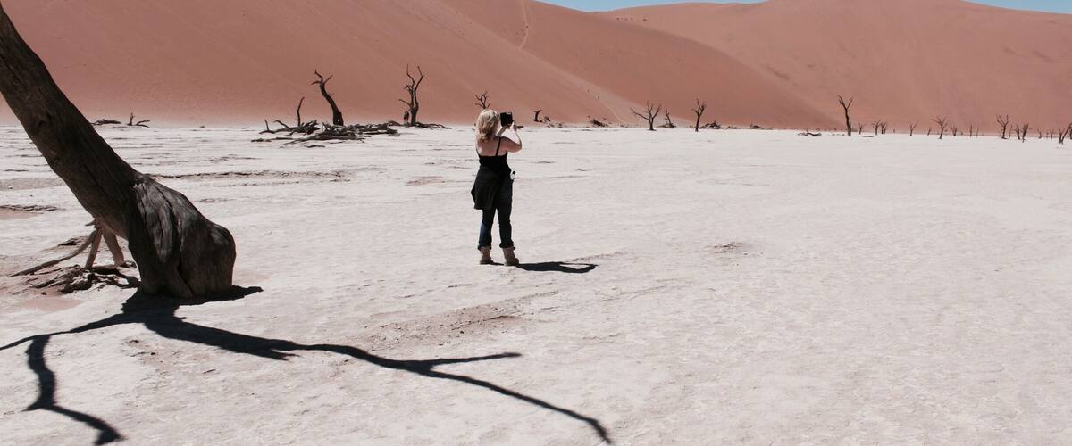 Stunning scenery in Sossusvlei Namibia