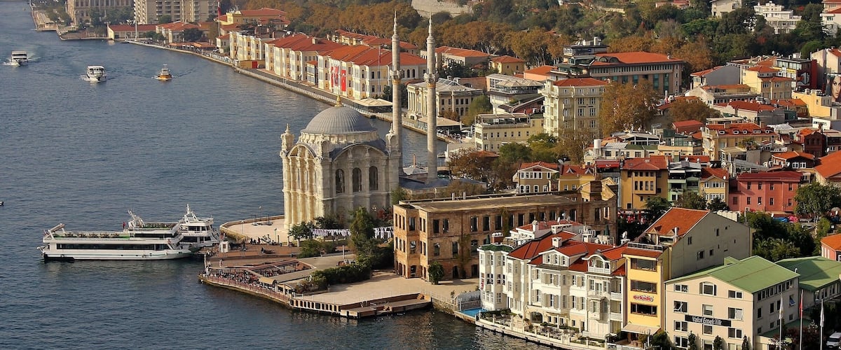 View from the bridge!