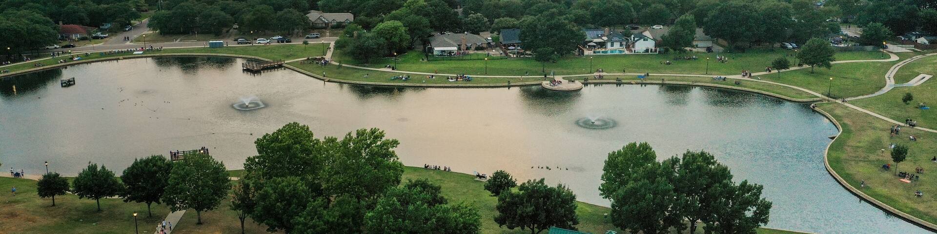 Aerial View of the City of Bedford, TX