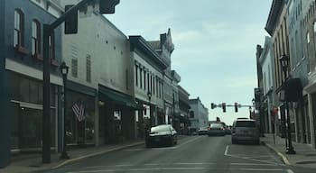 Downtown Bedford, VA. Several very good Antique Shops in downtown Bedford.