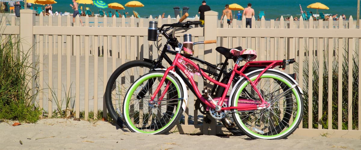 Cocoa Beach which includes a beach and general coastal views