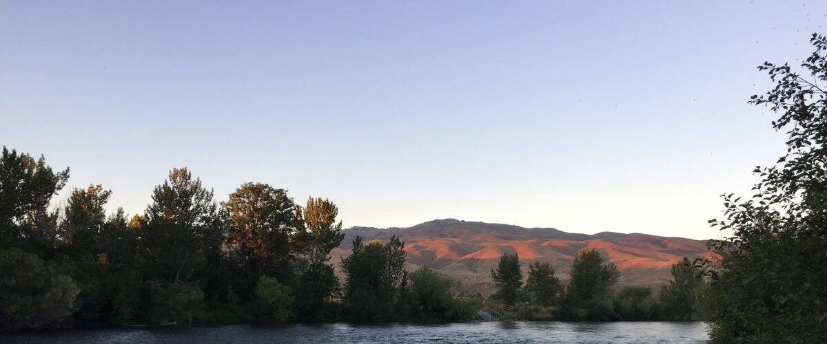 Sunset at barber park