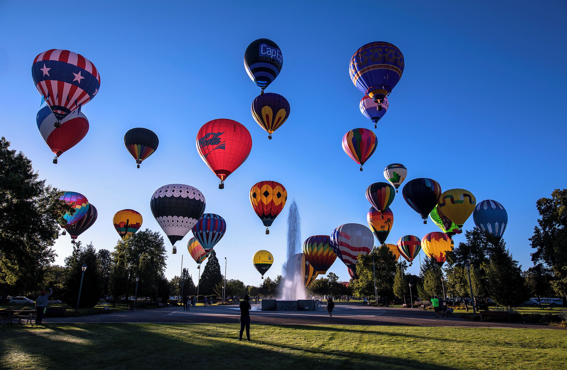 This is The Spirit of Boise Balloon Classic, a wonderful end of summer event, held every year at the end of August and the Beginning of September.