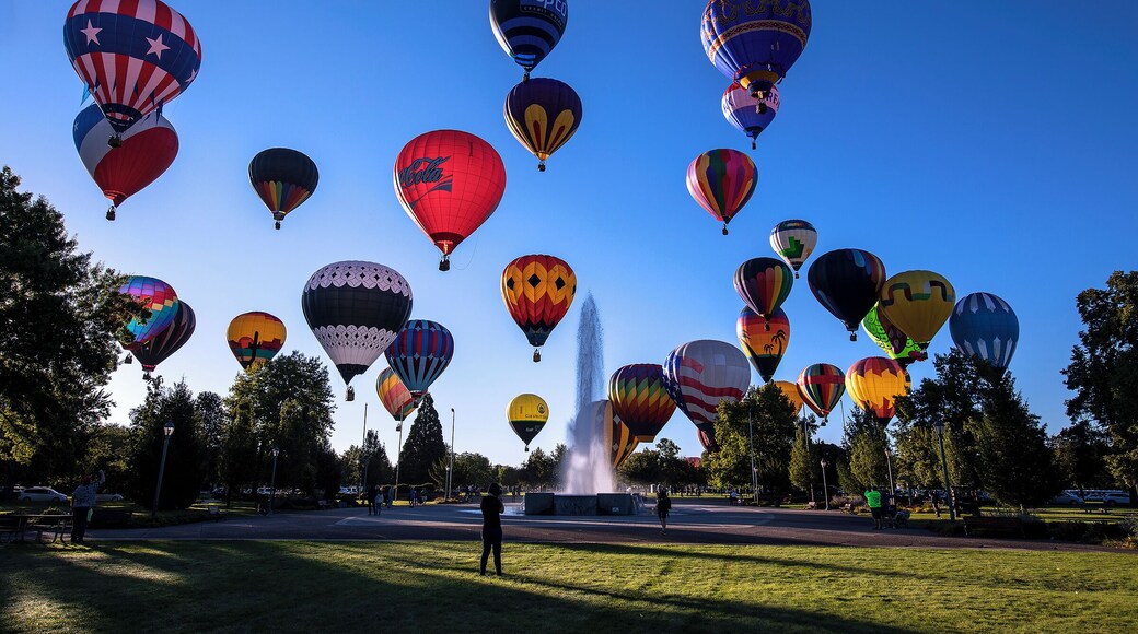 This is The Spirit of Boise Balloon Classic, a wonderful end of summer event, held every year at the end of August and the Beginning of September.