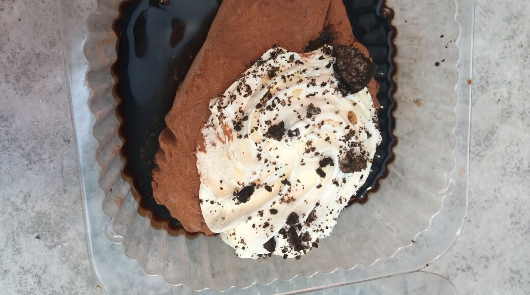 The famous Boise ice cream potato- all ice cream (and cocoa powder), no actual potato.